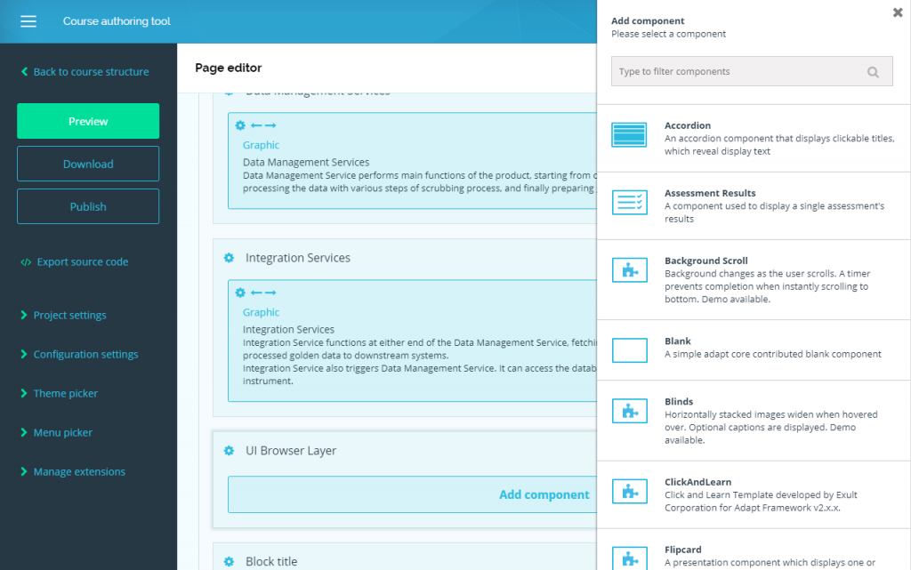 Page Editor - Content Authoring Tool